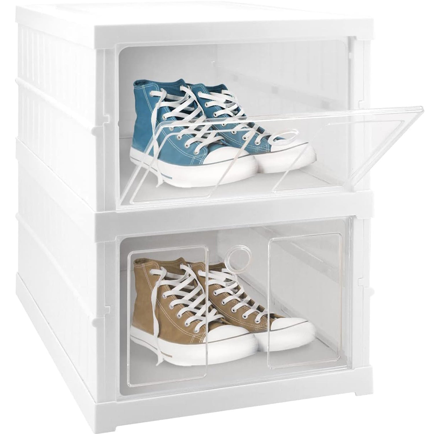 Stackable Multifunctional Storage, for Clothes Foldable Drawer Shelf Basket Utility Cart Rack Storage Organizer Cart for Kitchen, Pantry Closet, Bedroom, Bathroom, Laundry (2 / Layer 1 Pc) Stackable Multifunctional Storage, for Clothes Foldable Drawer Shelf Basket Utility Cart Rack Storage Organizer Cart for Kitchen, Pantry Closet, Bedroom, Bathroom, Laundry (2 / Layer 1 Pc)
